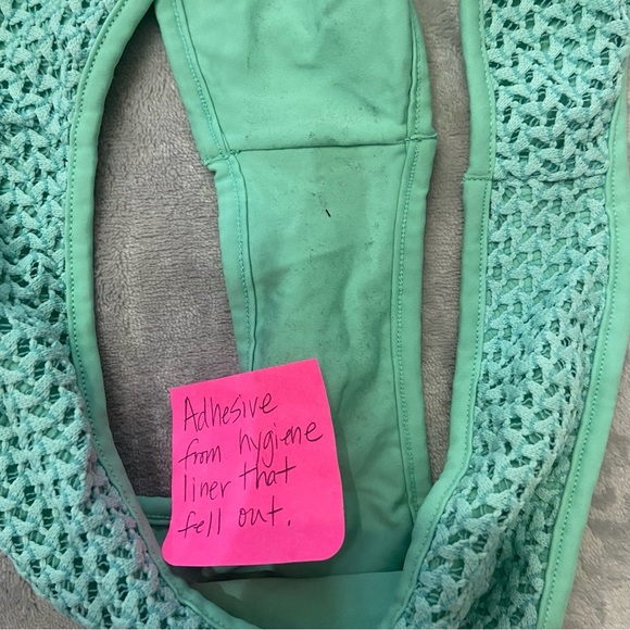 New! Montce lulu bikini bottom turquoise crochet nwot 24652 - Picture 8 of 10